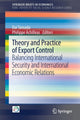 Book cover of: Theory and Practice of Export Control. By: Dai Tamada