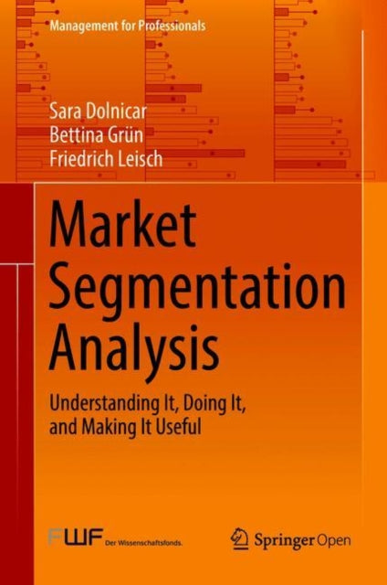Book cover of: Market Segmentation Analysis. By: Sara Dolnicar