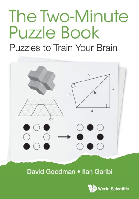 Book cover of: Two-minute Puzzle Book, The: Puzzles To Train Your Brain. By: David Hillel Goodman