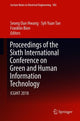 Book cover of: Proceedings of the Sixth International Conference on Green and Human Information Technology. By: Seong Oun Hwang