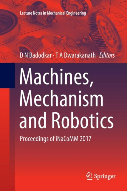 Book cover of: Machines, Mechanism and Robotics