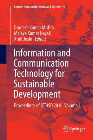 Information and Communication Technology for Sustainable Development