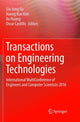 Book cover of: Transactions on Engineering Technologies. By: Sio-Iong Ao