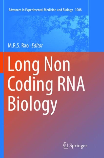 Book cover of: Long Non Coding RNA Biology. By: M.R.S. Rao