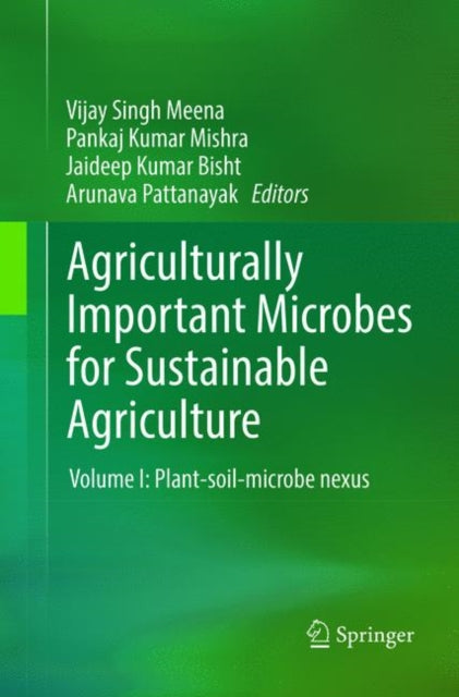 Book cover of: Agriculturally Important Microbes for Sustainable Agriculture. By: Vijay Singh Meena