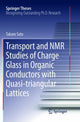 Book cover of: Transport and NMR Studies of Charge Glass in Organic Conductors with Quasi-triangular Lattices. By: Takuro Sato