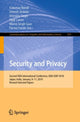 Book cover of: Security and Privacy
