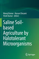 Book cover of: Saline Soil-based Agriculture by Halotolerant Microorganisms. By: Manoj Kumar