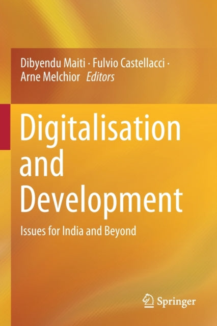 Book cover of: Digitalisation and Development. By: Dibyendu Maiti