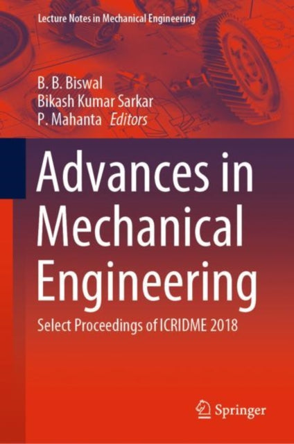 Book cover of: Advances in Mechanical Engineering. By: B. B. Biswal