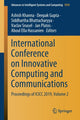 Book cover of: International Conference on Innovative Computing and Communications. By: Ashish Khanna