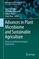 Book cover of: Advances in Plant Microbiome and Sustainable Agriculture. By: Ajar Nath Yadav