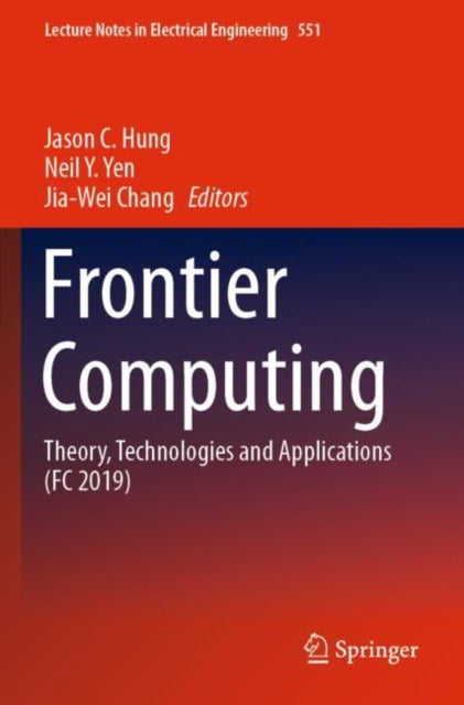 Book cover of: Frontier Computing. By: Jason C. Hung