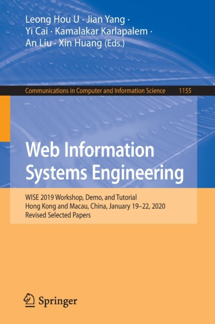 Book cover of: Web Information Systems Engineering. By: Leong Hou U