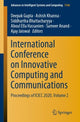 Book cover of: International Conference on Innovative Computing and Communications. By: Deepak Gupta