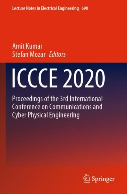Book cover of: ICCCE 2020. By: Amit Kumar