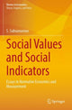 Book cover of: Social Values and Social Indicators. By: Subramanian, S.