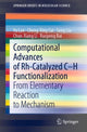Book cover of: Computational Advances of Rh-Catalyzed C–H Functionalization. By: Yu Lan