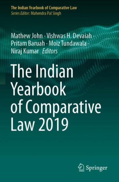Book cover of: Indian Yearbook of Comparative Law 2019. By: Mathew John