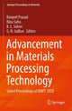 Book cover of: Advancement in Materials Processing Technology. By: Ranjeet Prasad