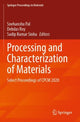 Book cover of: Processing and Characterization of Materials. By: Snehanshu Pal