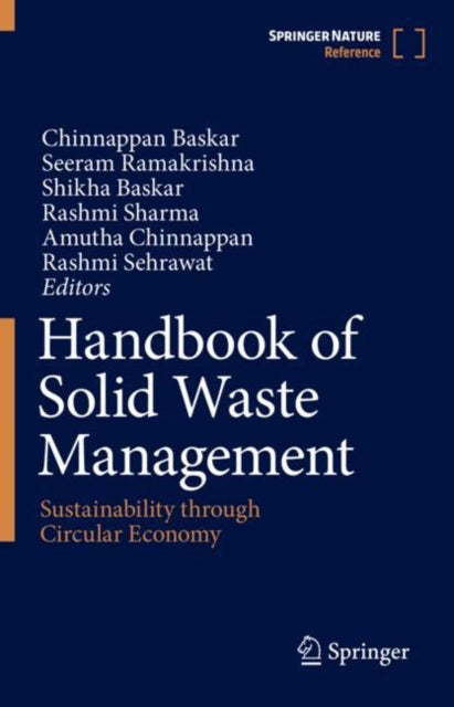 Book cover of: Handbook of Solid Waste Management. By: Chinnappan Baskar