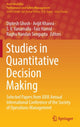 Book cover of: Studies in Quantitative Decision Making. By: Diptesh Ghosh