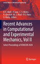 Book cover of: Recent Advances in Computational and Experimental Mechanics, Vol II. By: D. K. Maiti