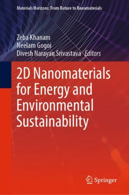 Book cover of: 2D Nanomaterials for Energy and Environmental Sustainability. By: Zeba Khanam