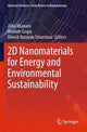 Book cover of: 2D Nanomaterials for Energy and Environmental Sustainability. By: Zeba Khanam