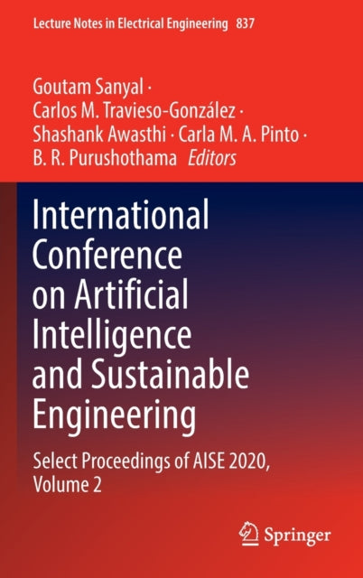Book cover of: International Conference on Artificial Intelligence and Sustainable Engineering. By: Goutam Sanyal