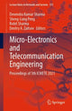Book cover of: Micro-Electronics and Telecommunication Engineering. By: Devendra Kumar Sharma