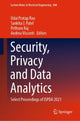 Book cover of: Security, Privacy and Data Analytics. By: Udai Pratap Rao
