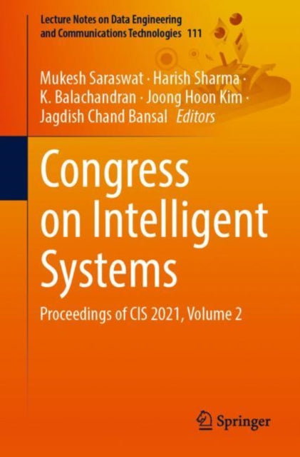 Book cover of: Congress on Intelligent Systems. By: Mukesh Saraswat