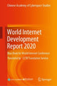 Book cover of: World Internet Development Report 2020. By: Chinese Academy of Cyberspace Studies