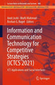 Book cover of: Information and Communication Technology for Competitive Strategies (ICTCS 2021). By: Amit Joshi