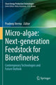 Book cover of: Micro-algae: Next-generation Feedstock for Biorefineries. By: Pradeep Verma