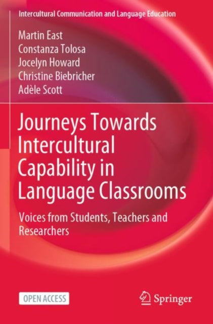 Book cover of: Journeys Towards Intercultural Capability in Language Classrooms. By: Martin East