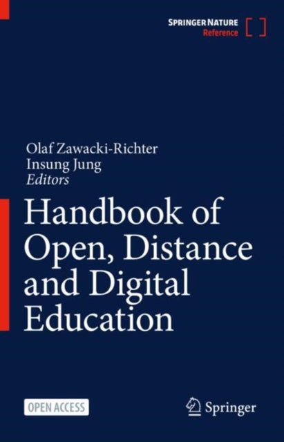 Book cover of: Handbook of Open, Distance and Digital Education. By: Olaf Zawacki-Richter
