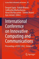 Book cover of: International Conference on Innovative Computing and Communications. By: Deepak Gupta