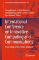 Book cover of: International Conference on Innovative Computing and Communications. By: Deepak Gupta