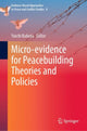 Book cover of: Micro-evidence for Peacebuilding Theories and Policies. By: Yuichi Kubota