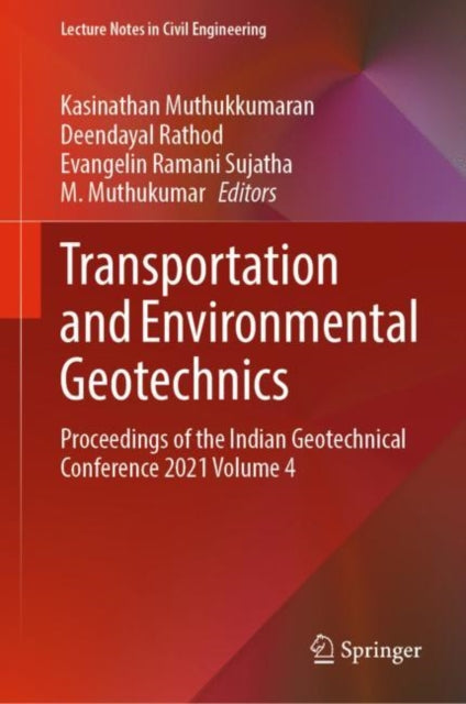 Book cover of: Transportation and Environmental Geotechnics. By: Kasinathan Muthukkumaran