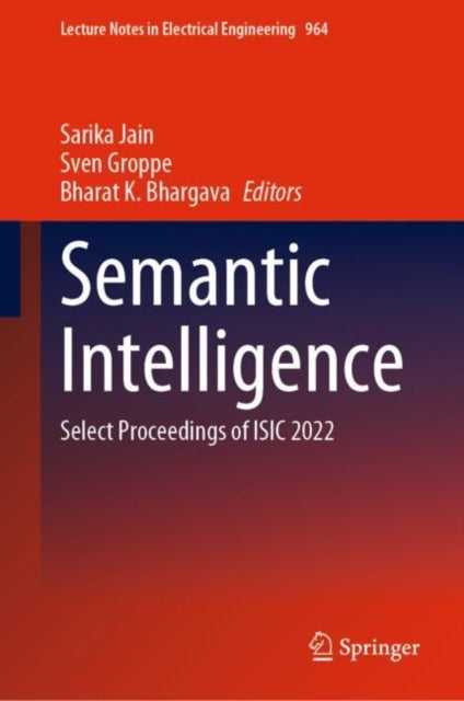 Book cover of: Semantic Intelligence. By: Sarika Jain