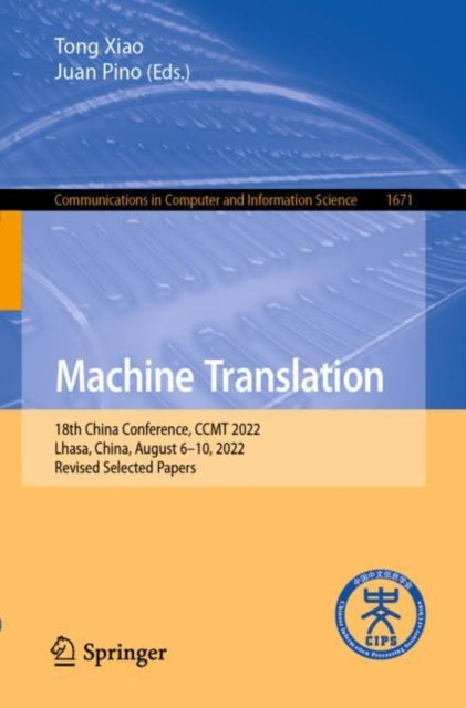 Book cover of: Machine Translation. By: Tong Xiao