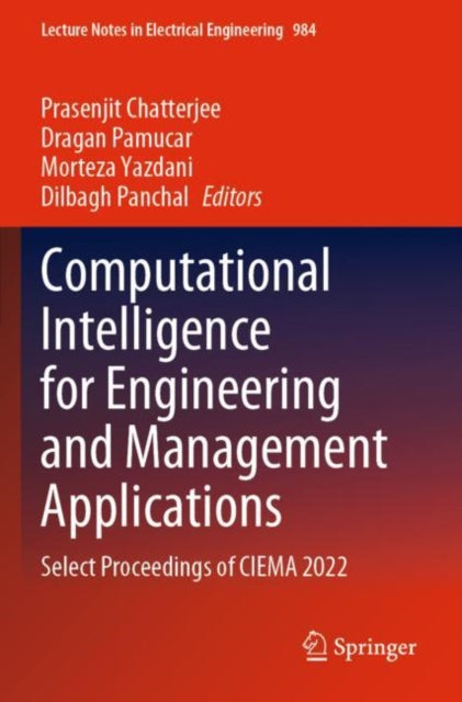 Book cover of: Computational Intelligence for Engineering and Management Applications. By: Prasenjit Chatterjee