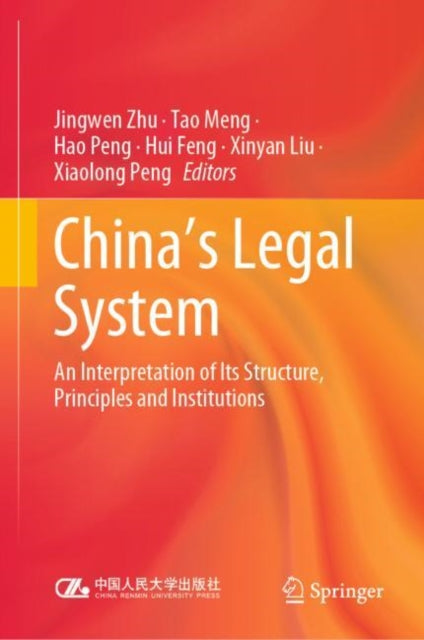 Book cover of: China's Legal System. By: Jingwen Zhu