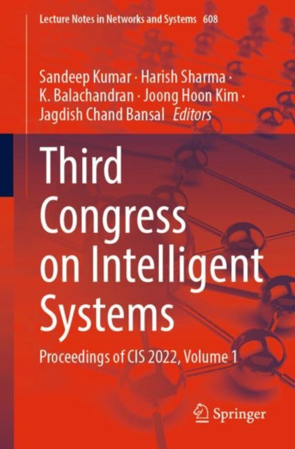 Book cover of: Third Congress on Intelligent Systems. By: Sandeep Kumar