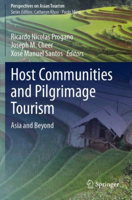 Book cover of: Host Communities and Pilgrimage Tourism. By: Ricardo Nicolas Progano