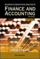Book cover of: Advances In Quantitative Analysis Of Finance And Accounting - New Series (Vol. 2). By: Cheng F. Lee